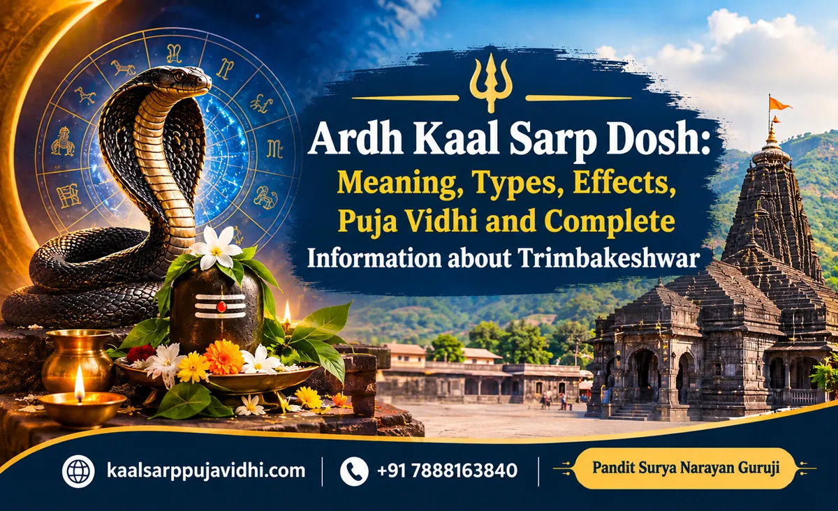 Ardh Kaal Sarp Dosh: Meaning, Types, Effects, Puja Vidhi & Trimbakeshwar Guide
