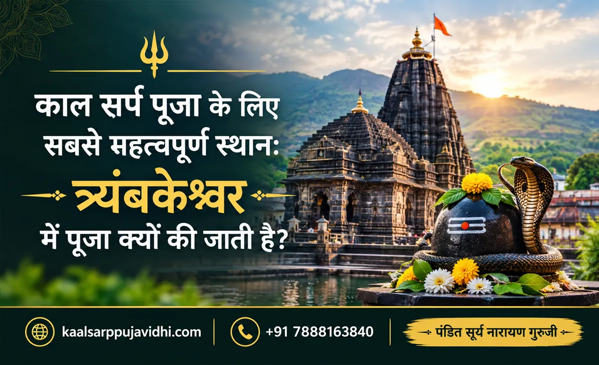 काल सर्प पूजा के लिए सबसे महत्वपूर्ण स्थान: त्र्यंबकेश्वर में पूजा क्यों की जाती है?